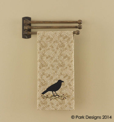 3 Prong Wood Towel Rack Park Designs - The Fox Decor